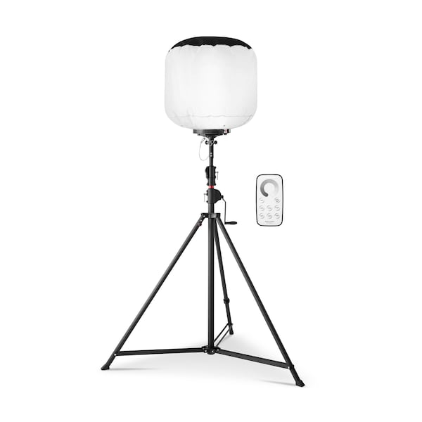 E-Z Up SKYFUZE 700W LED Balloon Light Kit, Black Reflective Diffuser SZBLK700RBK - main